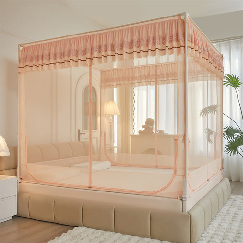 2025新款防摔蚊帐回底床笠全罩式