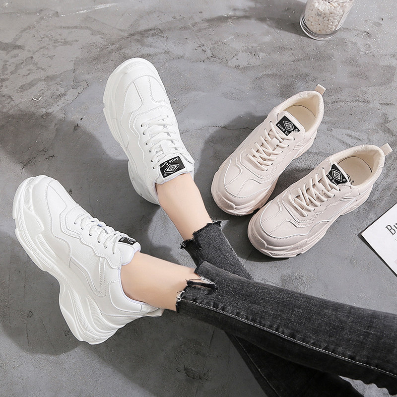 Women's shoes 2021 new pattern Spring Diddy motion Casual shoes Explosive money Women's Shoes The thickness of the bottom White shoesin the Women's Shoes, Low shoe, Muffin(shaky)shoes category - from Buy2taobao.com to provide professional Taobao agent buy service