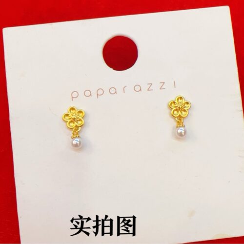 小确幸小桃花耳钉项链女款气质百