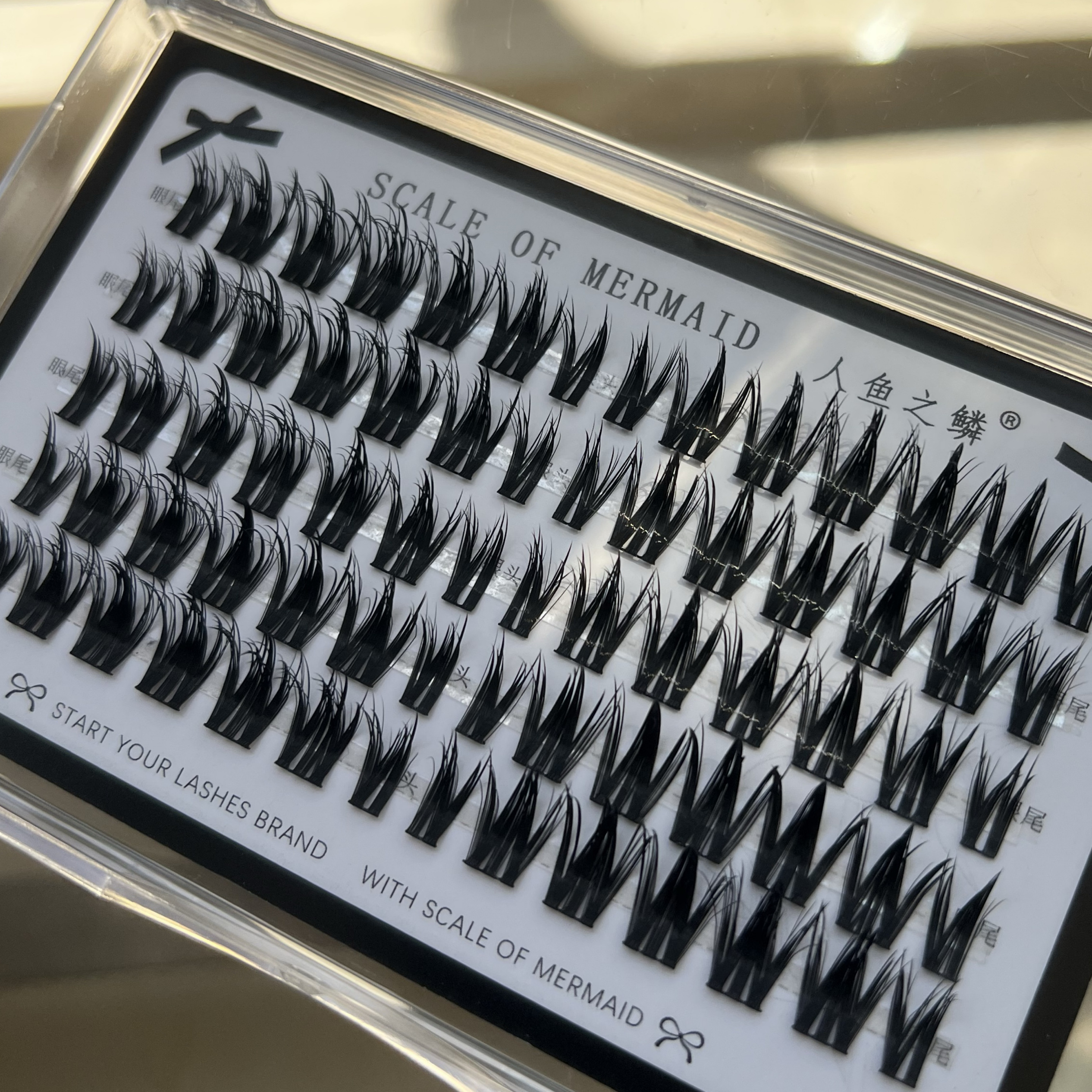 人鱼之鳞3D湿尖卷翘浓密涅瓦街