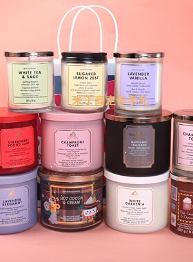 美国BBW香薰蜡烛香氛无烟精油Bath&body works可可奶油生日礼物