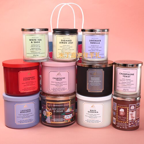 美国BBW香薰蜡烛香氛无烟精油Bath&body works可可奶油生日礼物