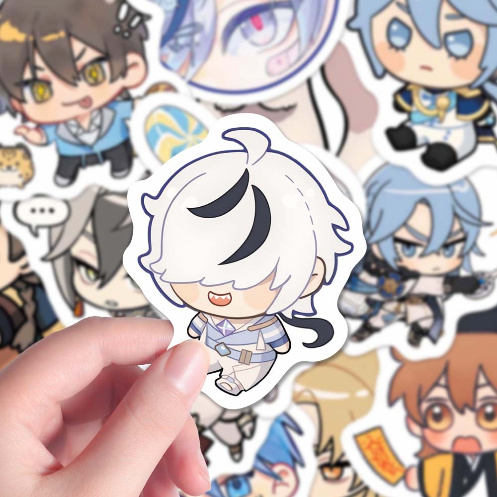 285张异世界击剑Q版二次元可爱卡通形象qq人艾德蒙特Q版贴装饰diy