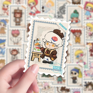 108贴泡泡特邮票卡通可爱多款 饰手账本平板桌面diy贴纸 创意贴画装