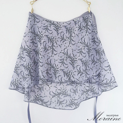 梦莲弹力系带雪纺纱裙紫色基训