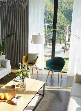 【年货节】立川遮光窗帘免打孔百叶先拍后选客厅卧室欧式