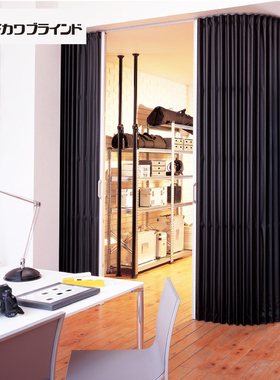 立川 折叠隔断门厨房客厅书房推拉豪华型pvc室内软移门隔热防冷气