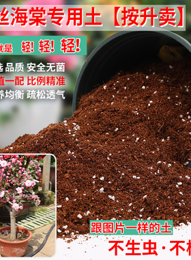 垂丝海棠专用土腐殖土种花盆栽土专用营养土种植花卉有机土壤肥料