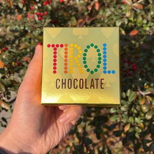 日本进口高端零食Tirol松尾巧克力夹心巧克力金色礼盒金装糖果