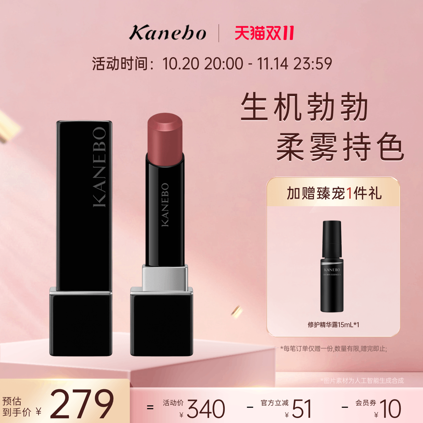 佳丽宝魅力恒星生机气息唇膏柔雾