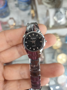 正品钨钢女士手表潮流时尚防水腕表超亮不褪色韩版休闲表全国包邮