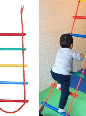 配单杠使用室内儿童荡秋千儿童体能训练器材挂门家用攀爬绳梯玩具
