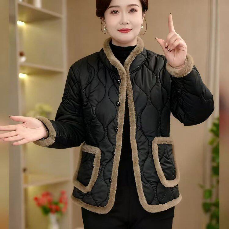 新款妈妈棉袄冬季秋冬加绒时尚中老年休闲棉服加厚外套棉衣保暖,女装/女士精品,中老年女装,淘宝优惠券,粉丝福利购,淘宝优惠卷
