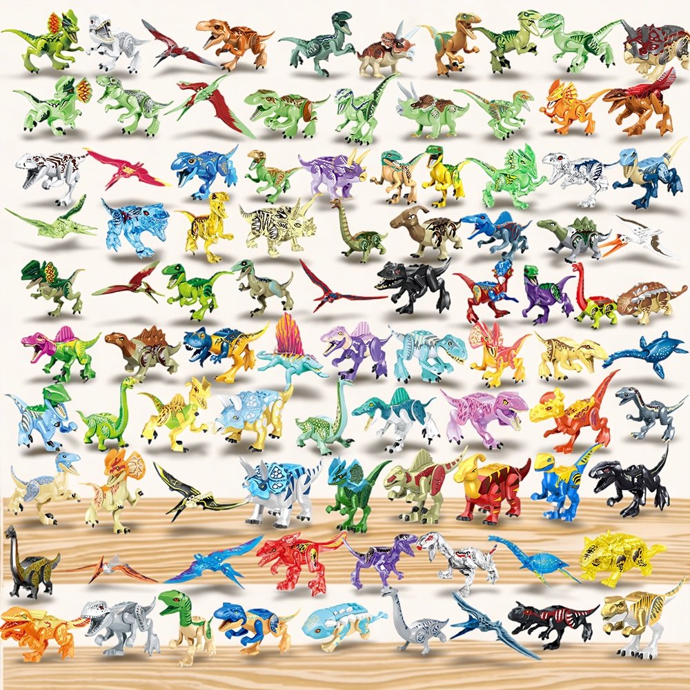 侏罗纪恐龙拼装积木玩具益智小颗粒儿童男孩礼物动物系列霸王龙,玩具/童车/益智/积木/模型,普通塑料积木,淘宝优惠券,粉丝福利购,淘宝优惠卷