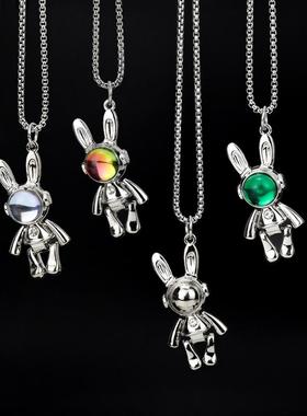 可活动呆萌可爱公仔项链男女生