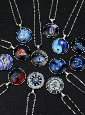 项链ins潮长款毛衣链朋克配饰