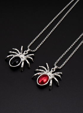 欧美朋克风蜘蛛项链女ins潮酷