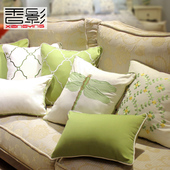 美式 沙发抱枕靠垫套不含芯客厅大号小家用全棉麻简约现代 田园风格