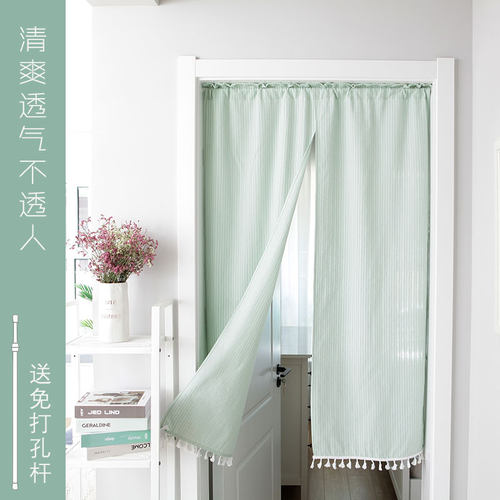 门帘卧室卫生间厕所风水北欧风