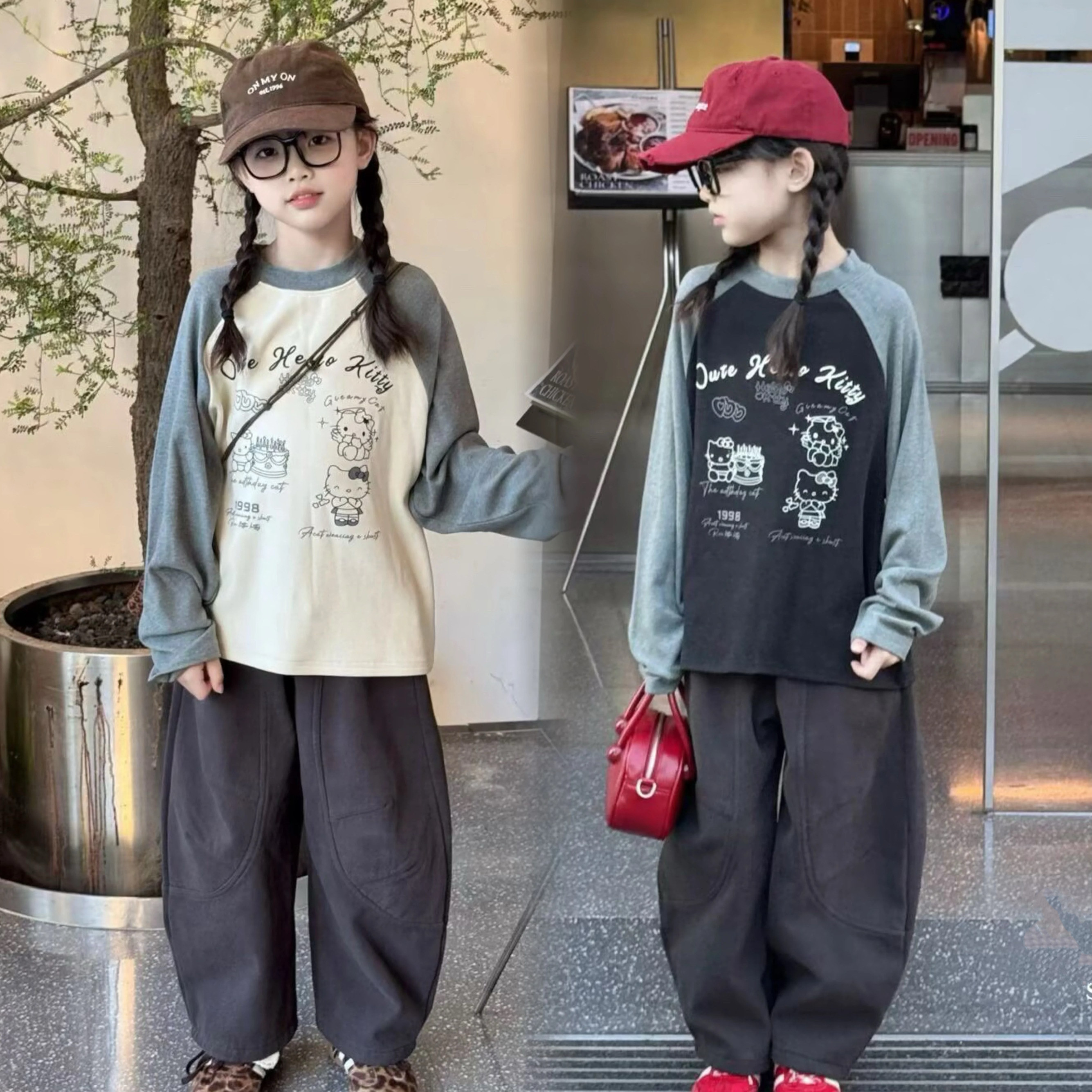 YL 880361 亲子款KT猫款发热打底T恤发热衣,童装/婴儿装/亲子装,亲子装/亲子时装,淘宝优惠券,粉丝福利购,淘宝优惠卷