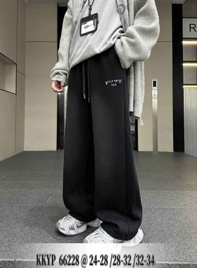 KYP 66228 字母一体绒运动裤