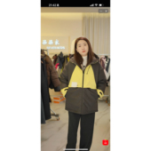 1家 314 撞色冲锋羽绒服