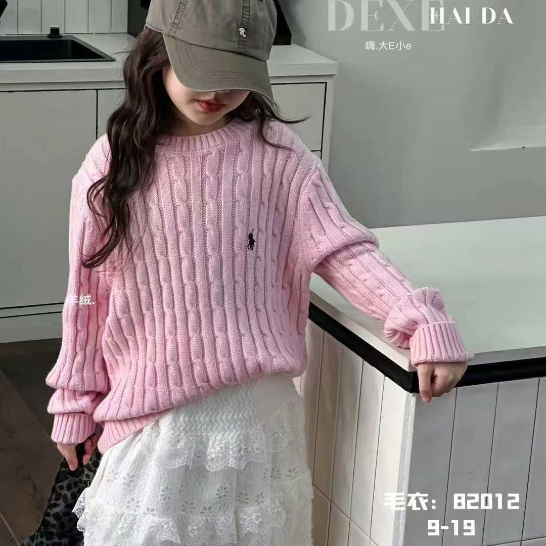 DEXE 82012 小马刺绣绵羊绒毛衣