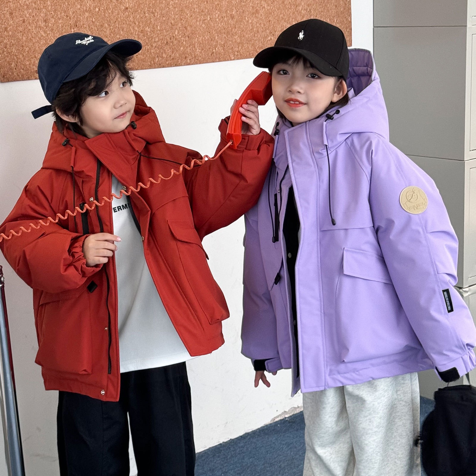 TYD 24999 【90绒】三防面料冲锋连帽羽绒服