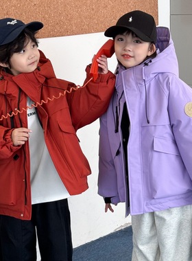 TYD 24999 【90绒】三防面料冲锋连帽羽绒服