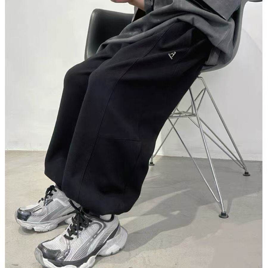 YL 880330-1 刺绣A字母一体绒运动裤