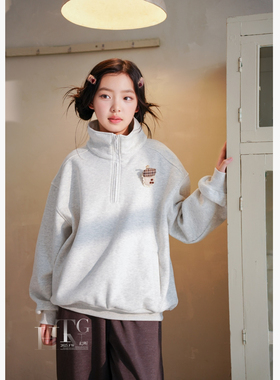 HT 25299 立体一体绒卫衣