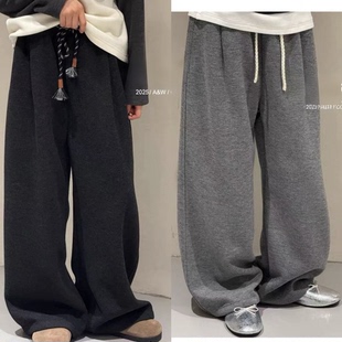 YL 880362-2 升级加厚净版一体绒直筒糯米裤