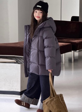 TYD 25018 亲子连帽泡芙面包羽绒服