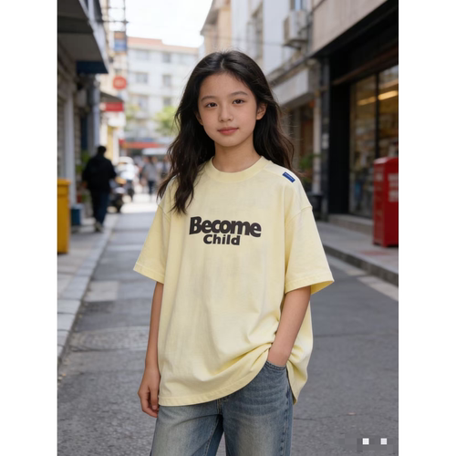 XW 666619 Be字母短袖T恤