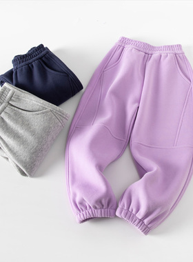 KM S218 一体蚕丝羊绒运动裤