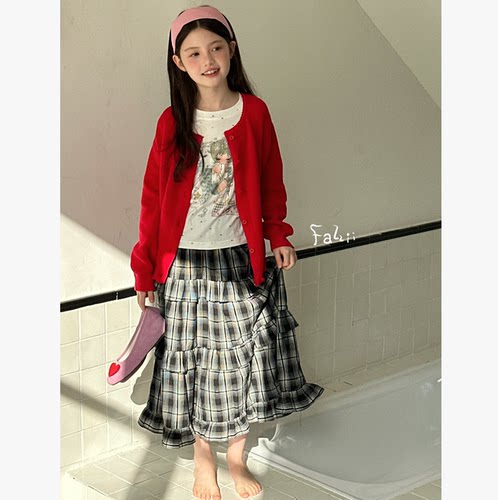 FAZ 8317 手工花边毛衣开衫