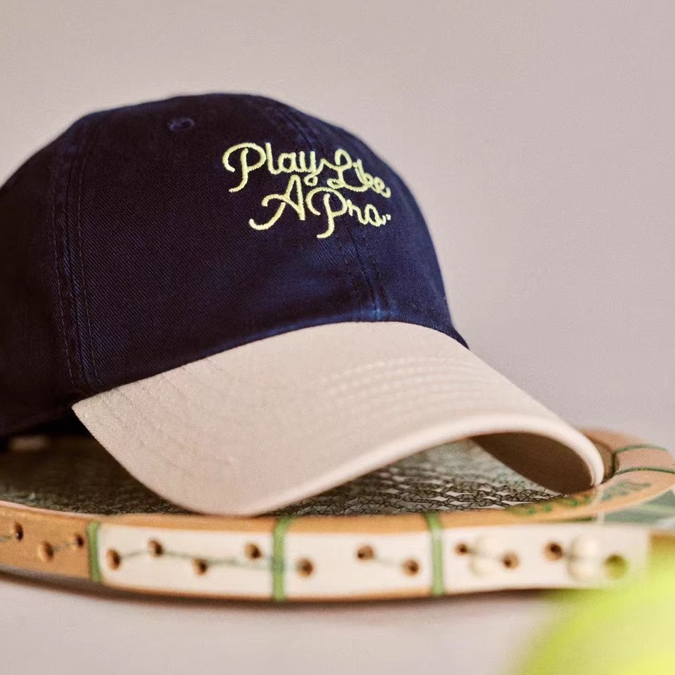 PANE&橙狮体育联名限定-网球主题棒球帽子男女防晒遮阳户外新款