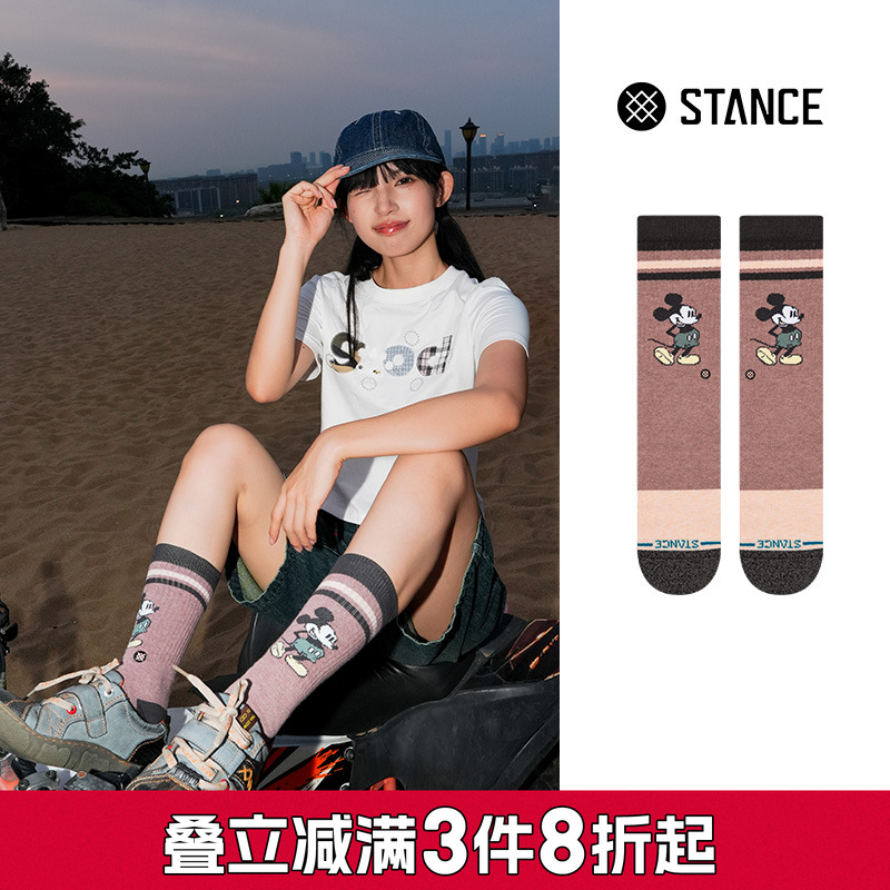 STANCE中筒迪士尼复古款休闲袜