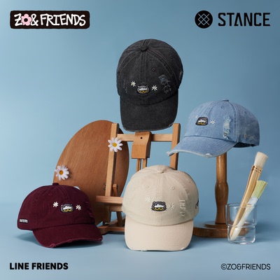 STANCE|ZO&FRIENDS水洗棒球帽