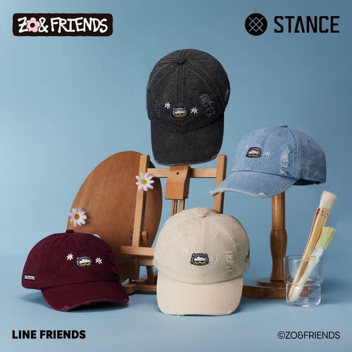STANCE|ZO&FRIENDS水洗棒球帽