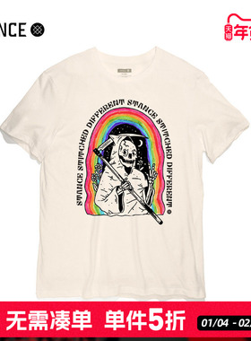 STANCE针织衫白色纯棉中性休闲上衣A3SS1B21QU-VWH