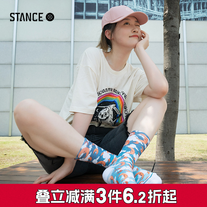 透气吸汗袜子STANCE中筒