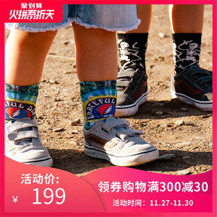 STANCE/儿童款小童图案三双装袜子潮流防滑透气袜子110系列短袜