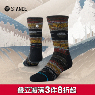 STANCE斯坦斯488长距离山径水徒步美利奴羊毛中筒袜徒步户外袜