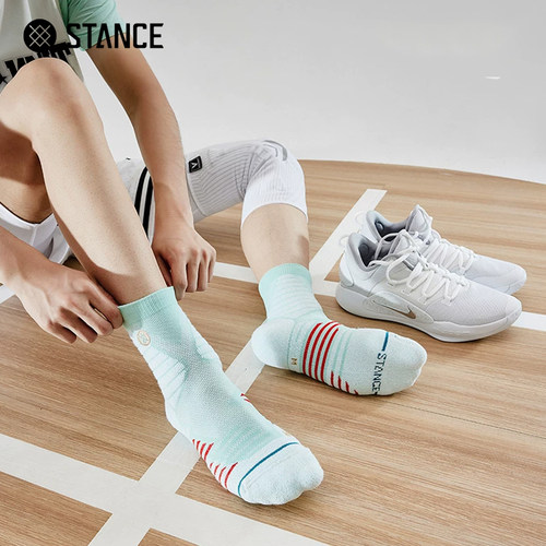 stance短筒实战中帮专业篮球袜