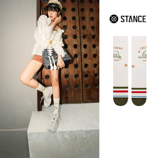STANCE 556设计款中筒袜CALIFORNIA REPUBLIC联名袜子男女秋冬袜