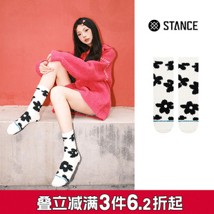 STANCE 毛绒袜POLLEN女休闲袜534秋冬中筒袜子舒适棉袜柔软地板袜