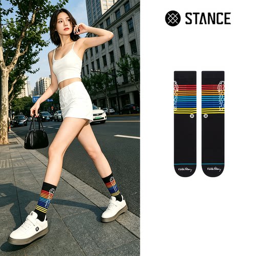 STANCE×KEITHHARING联名中筒袜