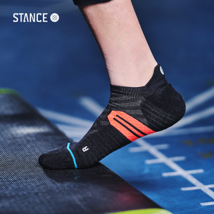 STANCE248跑步踝袜船袜专业运动袜子男女吸汗透气缓震短袜三双装