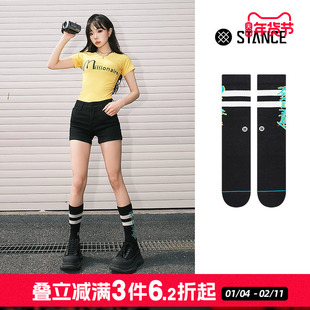 STANCE 瑞克和莫蒂动画联名款556休闲中筒袜子男女棉冬季透气潮袜